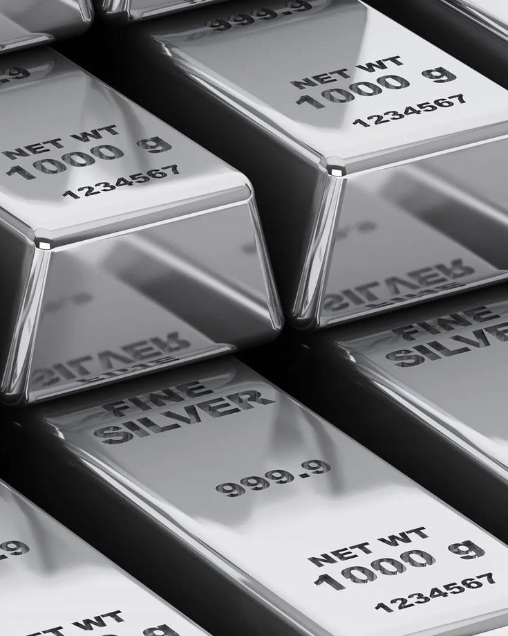 Precious silver bullion bar and coin